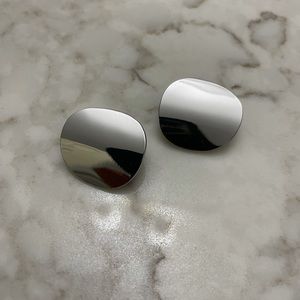 BaubleBar silver studs (NEVER WORN)